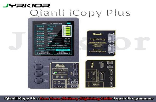 QIANLI ICOPY Plus LCD Screen Programador de reparo de cores original para iPhone 11 Pro Max XR XS Max 8p 8 7p 7 Teste de reparo da bateria T9744820