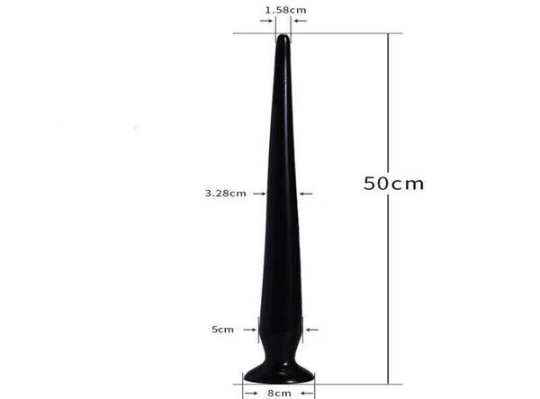 50cm Super Long Anal Butt Butt Plug Prostate Massager Snake Dildo Anus Masturbator Produtos Adultos Trinquedos Sexuais para Man Woman8637777