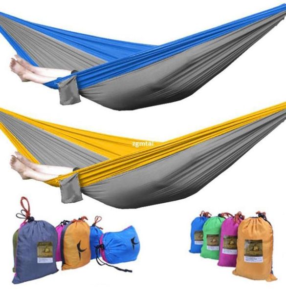 Pano de pano moído inteiro paraquedas Hammock Nylon Fabric Camping Travel Outdoor RestG7034183230