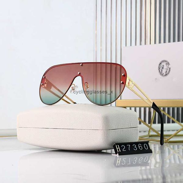 22 novos óculos de sol de metal de moda para homens e mulheres copos de beleza personalidade de protetor solar