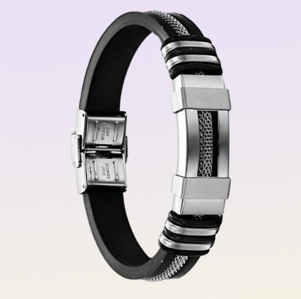 OPK Jewelry Street Fashion Geschenk einfach und großzügig vielseitiges Silikonarmband9856819