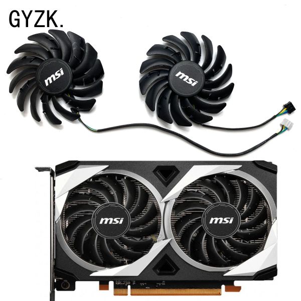 Pads neu für MSI Radeon RX 6500 XT 4GB Mech 2x Grafikkarte Ersatzlüfter PLD09210S12HH