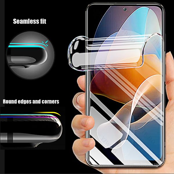 4-1pcs für Xiaomi Redmi Note 12t 12s 12r 12 Pro Plus Geschwindigkeit 4G 5G Bildschirmschutz HD Hydrogel Film Transparent für Redmi Note12R