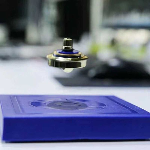 YRB7 Dekompression Spielzeugmagie UFO Levitation Magnetic Floating Spinning Top Desktop Dekompression rotierende Gyroskop Antistress Zappel Toys Easy Installation 240413