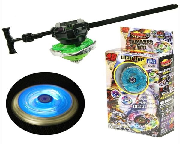 Beyblades estourou com brinquedos de fusão de metal leve LED para meninos emitindo giroscópio Tops Gyroscope Arena Classic Kids Gifts LJ2012163683471