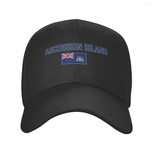 Caps de bola Caps de ascensão Nome dependente da ilha com bandeira Sun Baseball Cap respirável Homens ajustáveis Mulheres Chapéu de futebol ao ar livre para presente