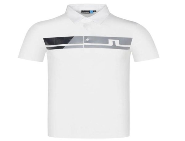 Primavera verão Novos homens Manga curta Camiseta de golfe branca ou preta Roupas esportivas ao ar livre camisa de golfe sxxl na escolha Ship5134662