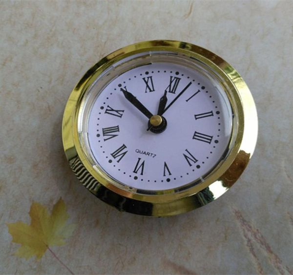 Diametro oro a 5 pezzi intero da 5 mm 50mm Inserisci clock Testa Roma e numero arbico per orologio artigianale1170699