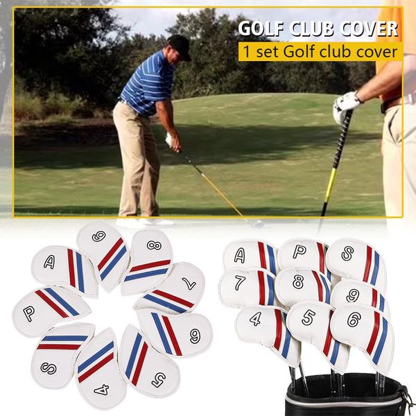Bestickter Doppel-Slash-Golfclub-Cover Wedge Golf Cover High-End Head New Head Accessoires Protector Club GOL B7J9