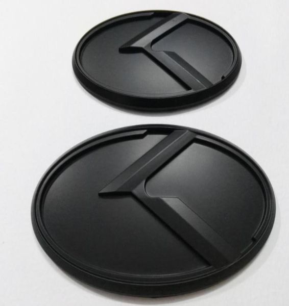 2 pezzi Nuovo Black K Black K Black Logo Emblema adesivo Emblema Fit Kia Optima K5 20112018Car Emblems3042848