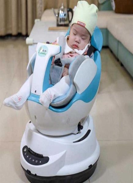 Artfunning coaxial infantil bebê039s Smart Music Rocking Cadeira Carruagem Interior Controle Remoto Cribs de carro elétrico268x2522068