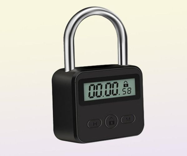 Lock USB LCD Display Metall Micro Elektronisch wiederaufladbare Timer -Auszeiten Multifunktions Schwerdetition 2207254219454