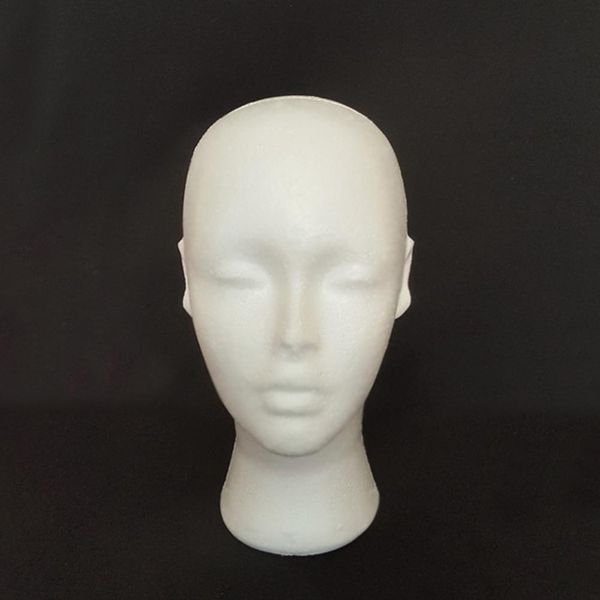 Stampo per la testa in schiuma con orecchie di parrucca Display per copricapo fai -da -te modellista Styling Strumenti da sole Cappelli di gioielli Display Manikin