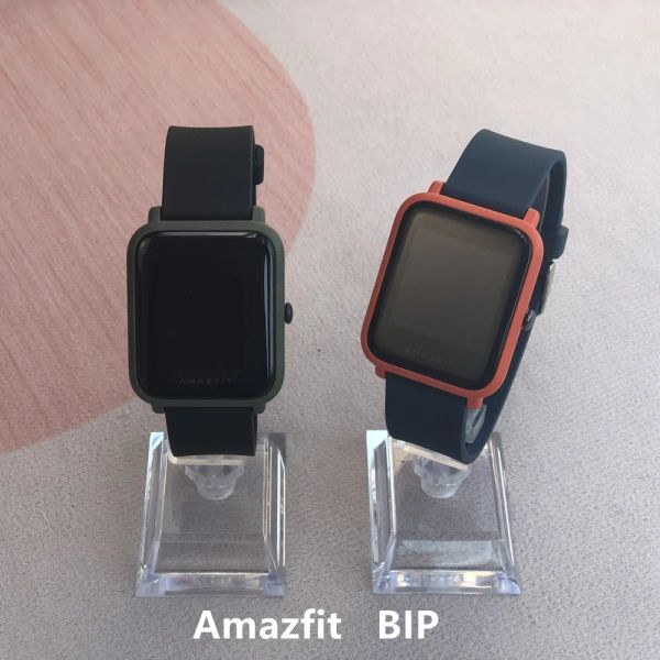 Saatler sergiler Amazfit bip bluetooth akıllı saat yerleşik gps spor izleme kalp atış hızı ip68 su geçirmez deneme ürünü No kutu 95 yeni test cihazı