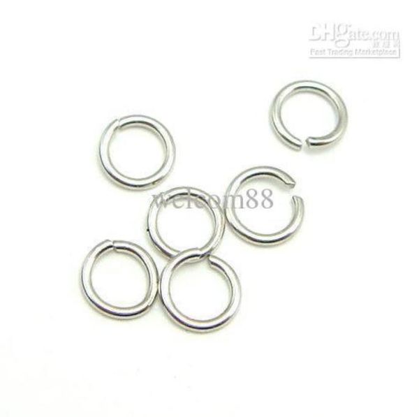 100pcslot 925 Sterling Silver Open Ring Ring Rings Acessório para Jóias Diy Jóias Presente W50089631017