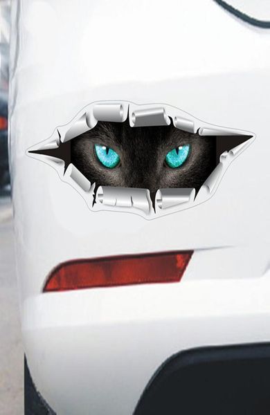 3D -автомобили наклейка на глазу на глаз Men039s глаза видны красивые женщины животных машины наклейки на декальные украшения5947198