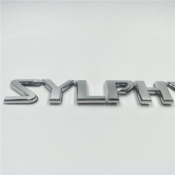 Para Nissan Sylphy emblema traseiro traseiro do porta -raios LOGO LOGO LETRAS DE SIMBOLO DECAL1989653