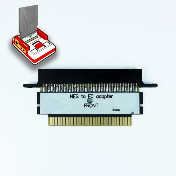 Adaptador de acessórios para NES 72 Pins para FC 60 Pins Converter Acessórios