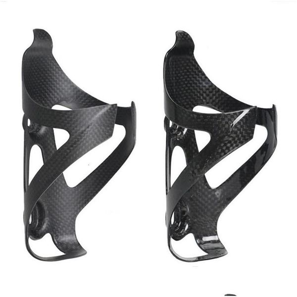 Garrafas de água gaiolas kocevlo fl carbon fibra de bicicleta tralig garrafa gaiola mtb bike holder de travessa de travessa equipamento de ciclo de luz Mattelight gota otasq