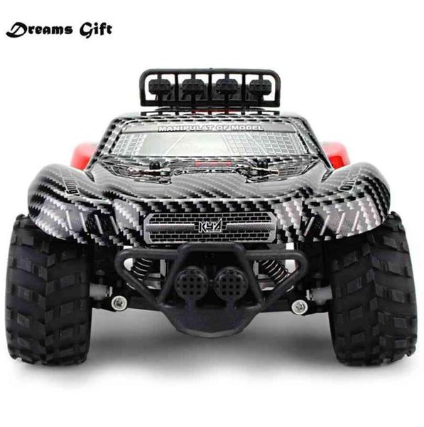 Controle remoto sem fio de 24GHz Caminhão deserto 18kmh Drift RC Offroad Car Rtr Toy Presente Atualizado Presentes para Garotos 21080966636026161557