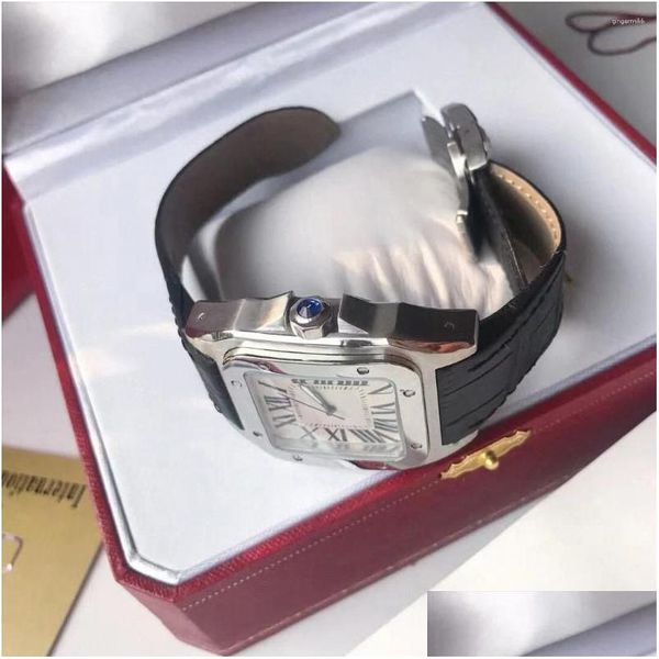 Armbanduhr Designerliebhaber beobachten Quarzbewegungs Uhren mit roter Originalbox für Frauen Männer Weihnachtsjubiläum Geschenk Hochzeit Dr. Dhybf