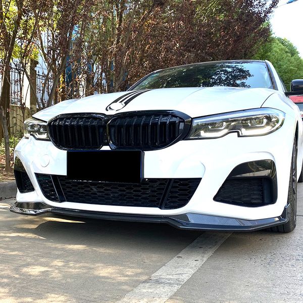 Für BMW 3er G20 M Pack 320i 330i M340I XDRIVE 2019-2022 Vordere Stoßfänger Splitter Lip Spoiler Diffusor Guard Body Kit Cover