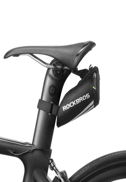 Rockbros Bike -Tasche tragbare reflektierende Satteltaschen Tail -Sattelpost Nylon MTB Road Bikes Beutel Panniers Fahrradzubehör33013937548508