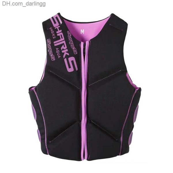 Life Vest Boje Erwachsenenleben Jacken Super aufblasbare Neopren -Lebensjacken surfen Floß Kajak Angel Jet Ski -Wasser Sport Schwimmlebensrettung Vestq240412