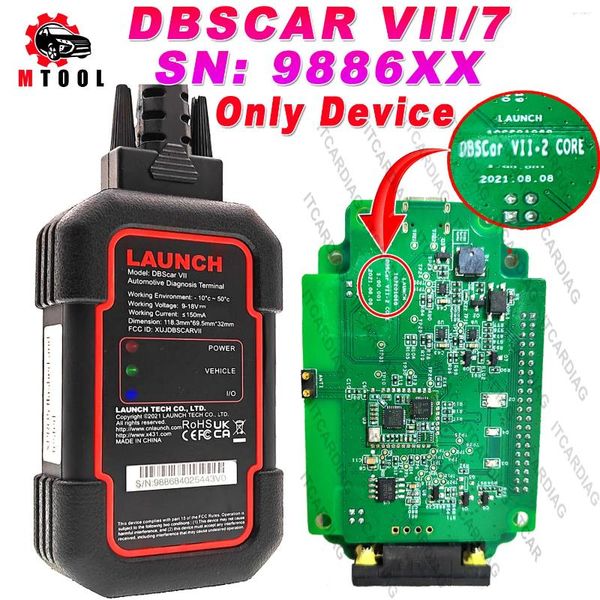 EST Version X431 DBSCAR VII DBSCAR7 9886XX Nur Bluetooth Connector Code Scanner Unterstützung DIOP DIOP CAN FD -Protokoll