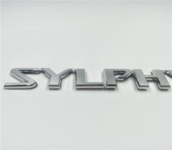 Para Nissan Sylphy Emblem traseiro traseiro do porta -mala Lotipo do símbolo de símbolo Decal6045503