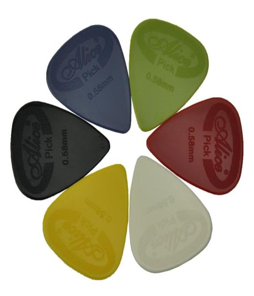 Muitos 100pcs 058mm Alice Guitar Picks Plectrums para Guitar Guitar9678918