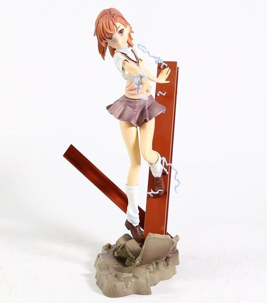 27 cm Un certo indice magico Misaka Mikoto 17 Scala in PVC Figura da collezione Modello da collezione Anime Dolls Figma Dolls Brinquedos X05038693929