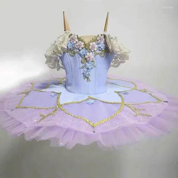 Stage Wear Girl Costume Ballet Core Fantasy Bodyuit Costumes for Girls 2024 Latin Skirt Dance abbigliamento da ballo femminile femmina