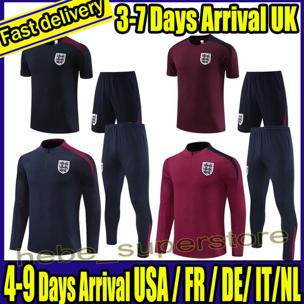 2024 Euro Cup Inghilterra Bellingham Kane Rice National Soccer Maglie da calcio Europeo 2024 PRE -Match Allenamento per bambini Grealish Football Kit Uniforms