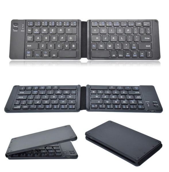 Tragbare Mini -Falten -Tastatur Bluetooth -Wireless -Tastaturen für WindowsAndroidiostablet iPadphone Lighthandy6400337