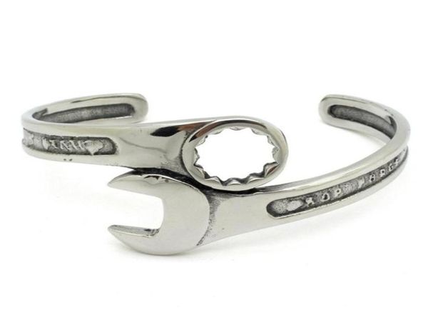 Moda Silver Tone Metals Tools Bangle Bangle Salão Anterior Bikelet Banda de Designer Única Jóias BB02209B1069699999999999999999999