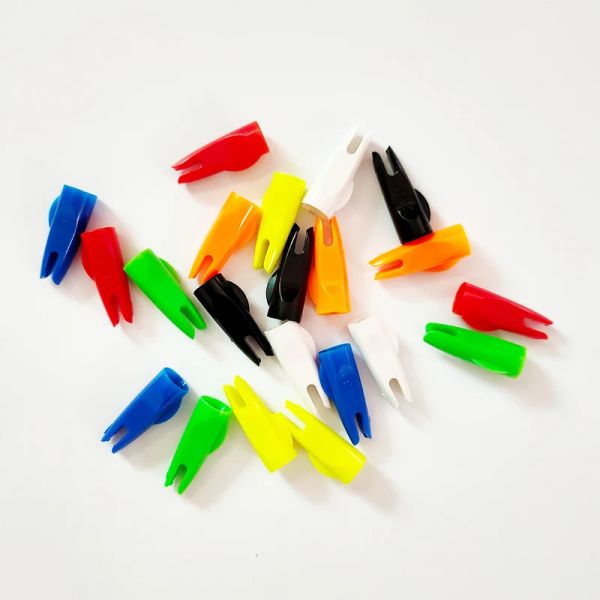 Darts 50/100pcs 11/32 freccia in legno Knocks di plastica da 8 mm colpi da tiro a tiro a tiro a tiro a tiro a tiro sportivo da esterno