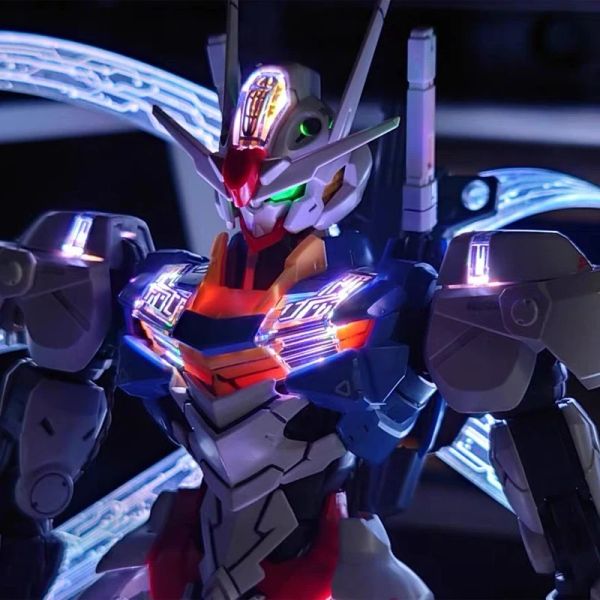 Kosmos Anime Figura FM 1/100 Gundam Aerial Mobile Suit Gundam: The Witch From Mercury Cool Ilusory Color Lamp Group Gifts Gifts