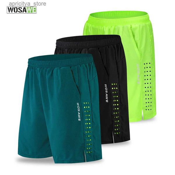 Pantaloncini ciclistici Wosawe Summer Shorts Cicling Shorts Gel Impieti Bike Mountain Bike Downhill Shorts Sliose Running Road Road Mtb Bicyc Short L48