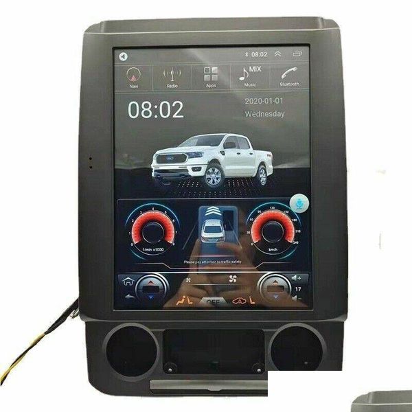 Accessori per auto GPS 12.1 Navigazione stereo radio in stile Tesla per Ford F -150 -2021 2ADD32G Drople Delivery Automobili MOTORYCLES AUTO DHDI2