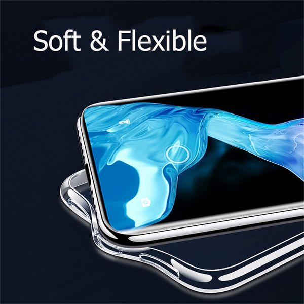 Luxus Ultra Thin Mobile Hülle für Meizu 18 18s Pro 18x Meizu18 Soft TPU klares transparentes Silikon -Telefon zurück -Deckungsgehäuse