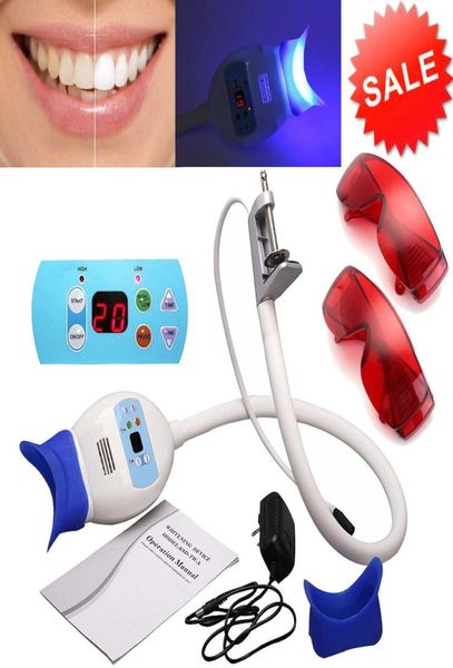 Lâmpada odontológica de boa qualidade LED Sistema de acelerador de branqueamento Uso de cadeira dentes dental Máquina de clareamento Luz branca 2 óculos 4683965