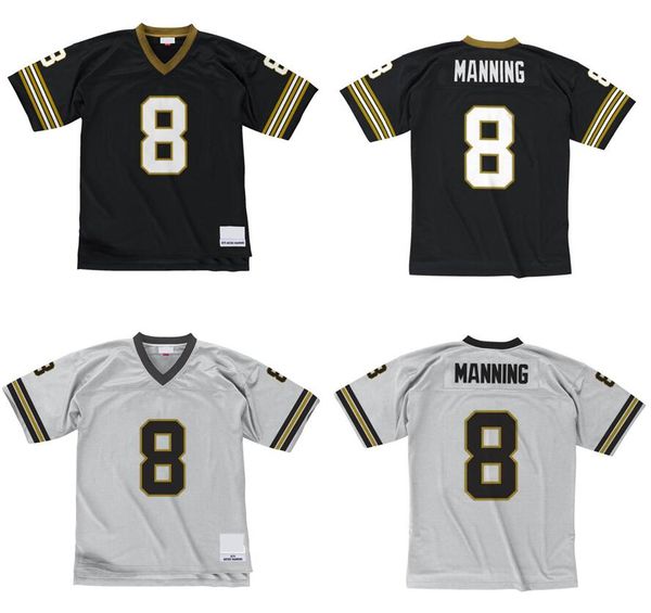 Camisas de futebol costuradas 8 Archie Manning 1979 Mesh Legacy aposentado Retro Classics Jersey Men Women Youth S-6xl