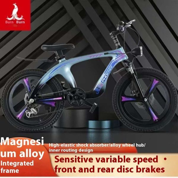 2024 Phoenix Boys Middle School Big Bicycle Bicycle per bambini da 6 a 12 a 15 anni Speed variabile fuori strada da corsa su strada