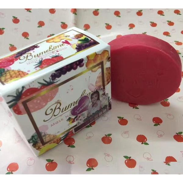 Sabão artesanal inteiro bumebime máscara natural de trabalho manual com frutas com frutas essenciais Óleo brilhante Ship7913266 Drop Delivery Saúde seja dhu8h