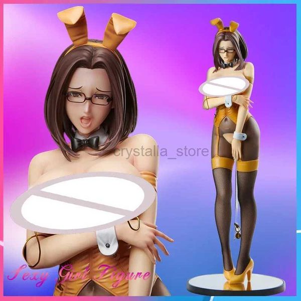 Heroes de quadrinhos nativos encadernação não virgem kuwashima yuuko 1/4 PVC Big Boobs Sexy Bunny Girl Figura Coleção adulta Modelo de anime Toys Doll Gifts 240413