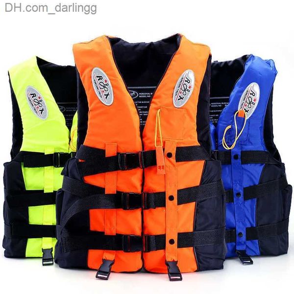 Jaqueta de Vida Vida Vida Vida Vida Pesca Adulto Snorkeling Vest Swimming Rock Rock Snooker Childrens Profissional portátil Vestq240412