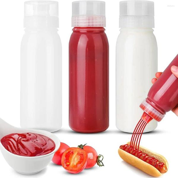 Lagerflaschen Gewürz poröser Quetschungen für Saucen Salat Dressing Ketchup