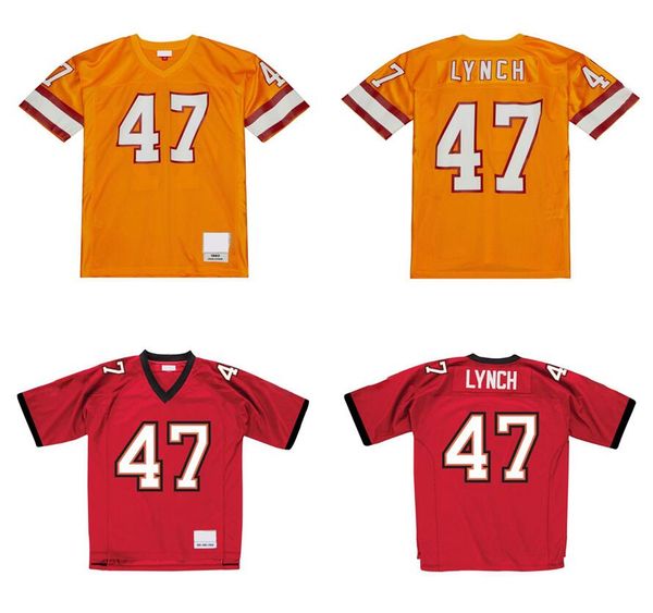 Dikişli Futbol Formaları 47 John Lynch 1993 1995 2002 Mesh Legacy Emekli Retro Classics Jersey Erkek Kadın Yourth S-6XL