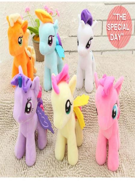 Children039s Presente brinquedos de pelúcia de 25cm Rodeado My Toy CollectionD PLUSH PONHEN PONIES SPIKE TRANTOS COMO PRESENTE PARA CRIANÇAS TOYS5811185